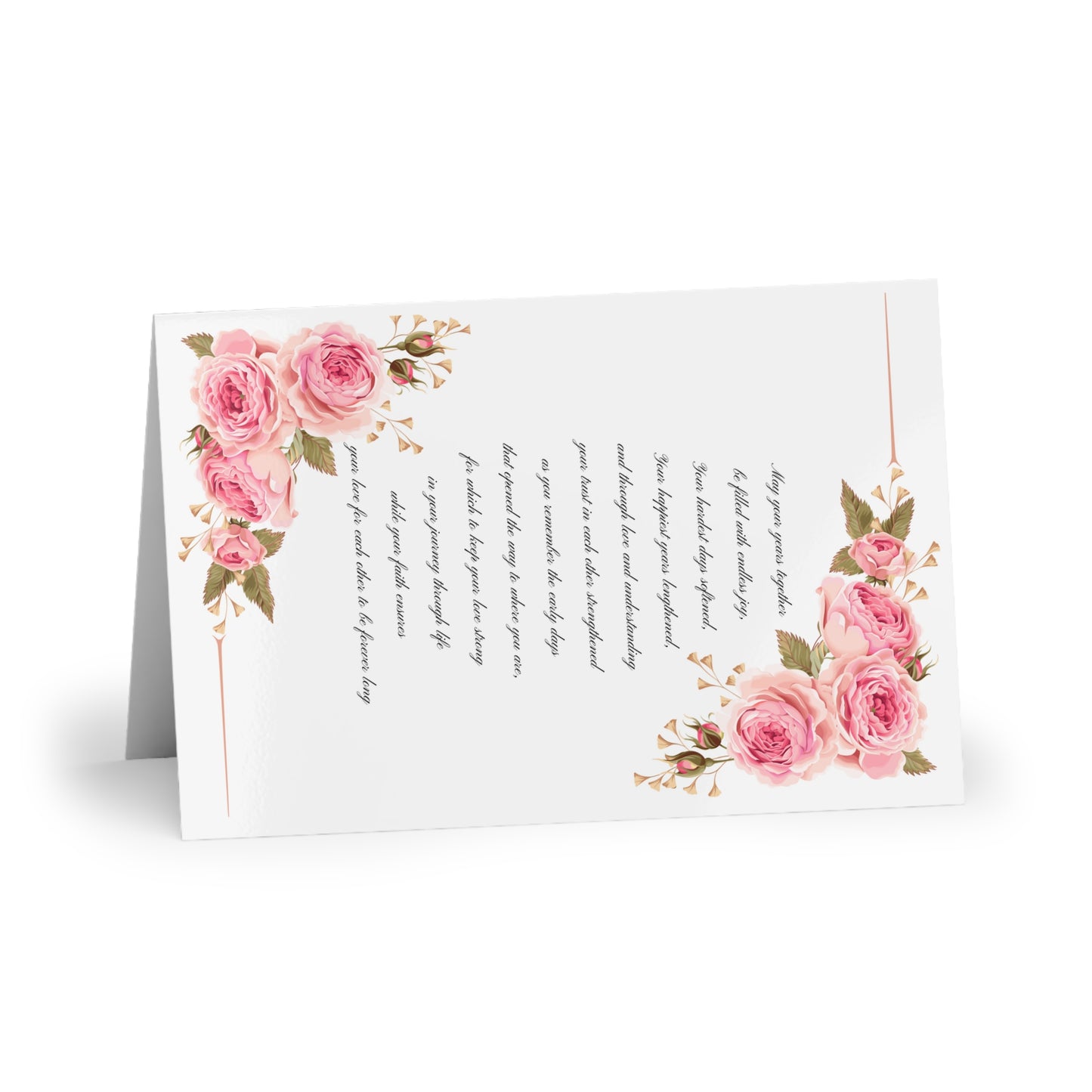 Newlywed Poem: Greeting Cards (1 or 10-pcs)