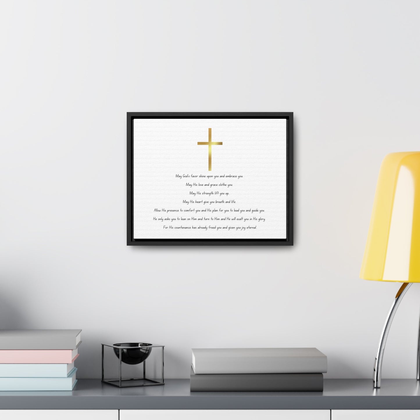 Blessings Poem Canvas + Frame