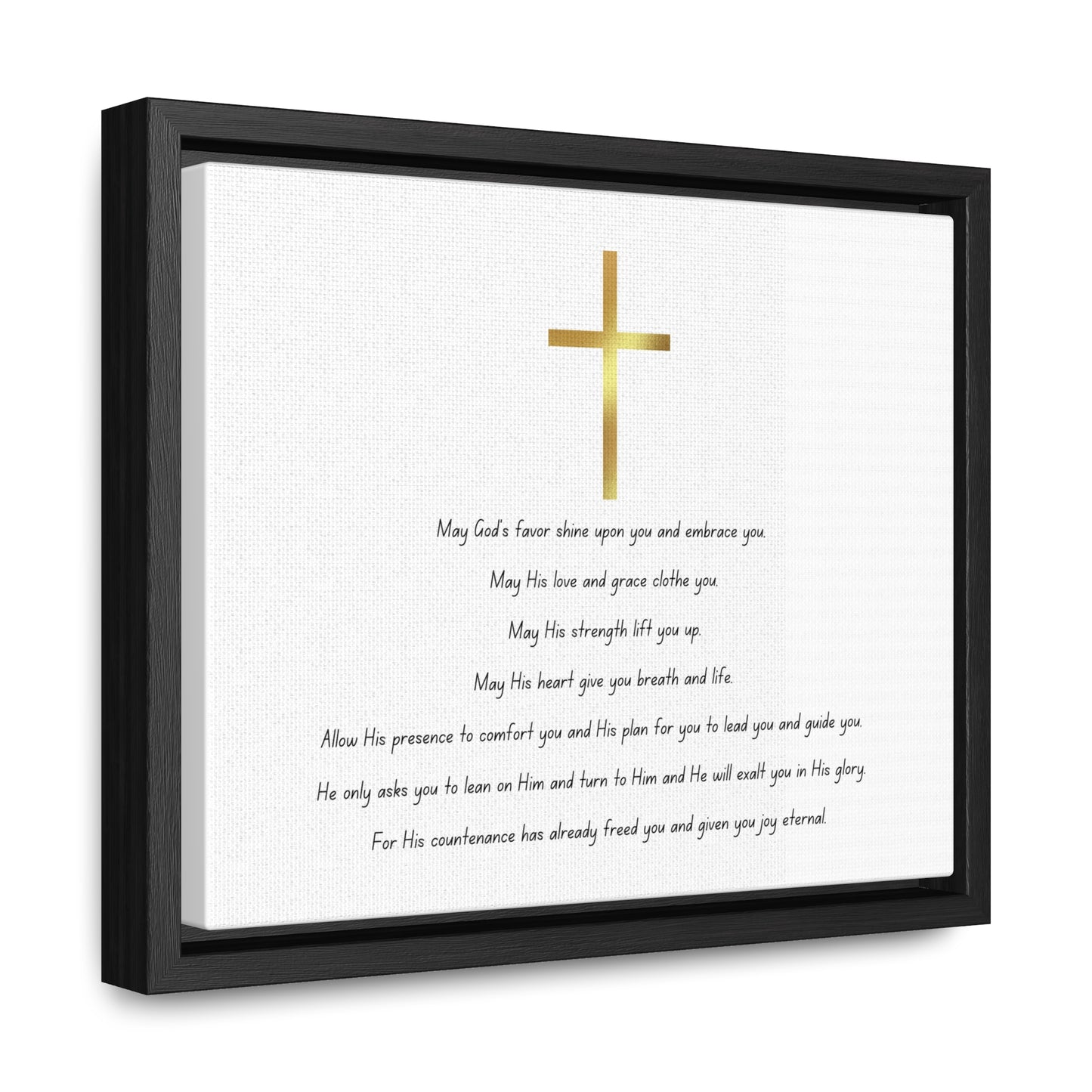 Blessings Poem Canvas + Frame