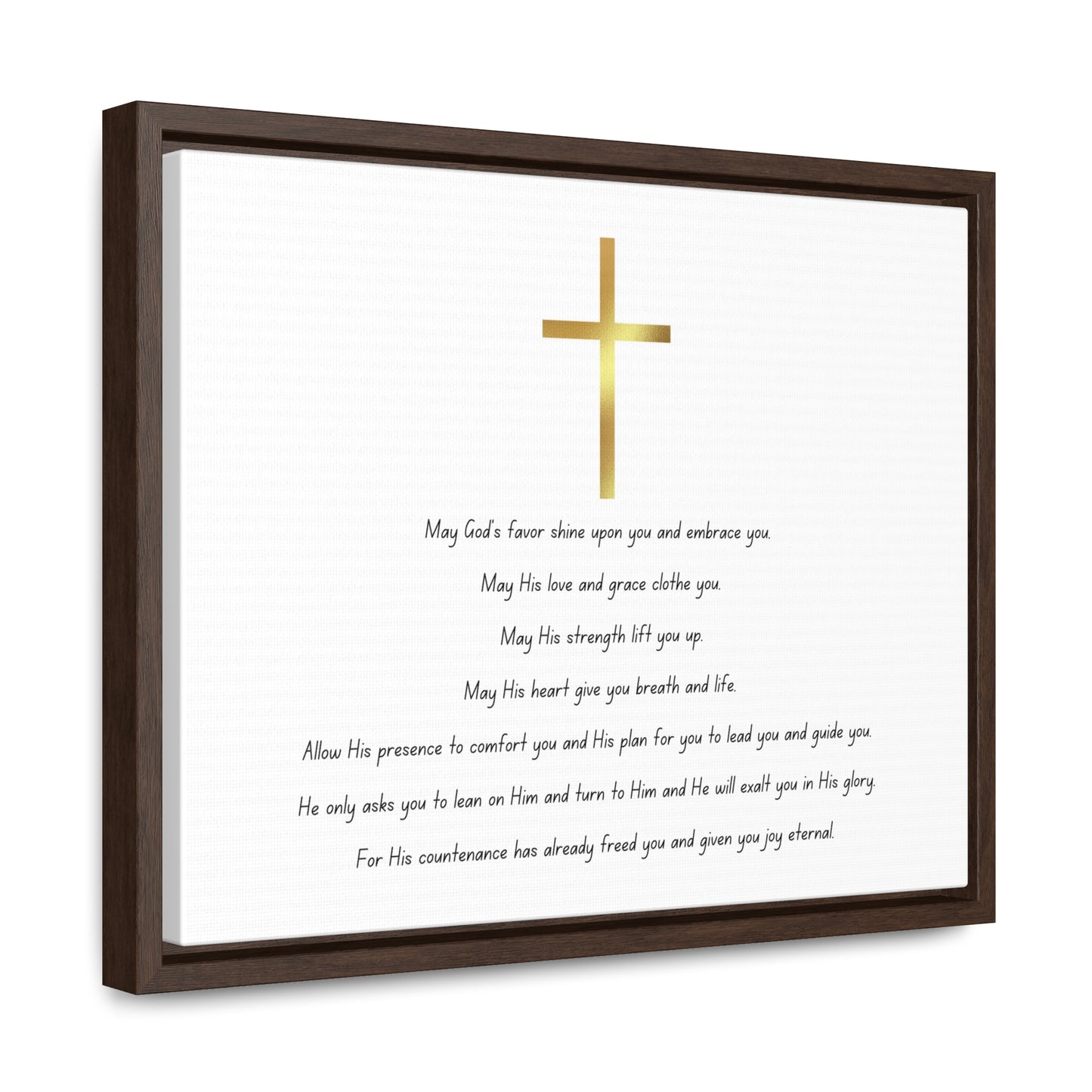 Blessings Poem Canvas + Frame