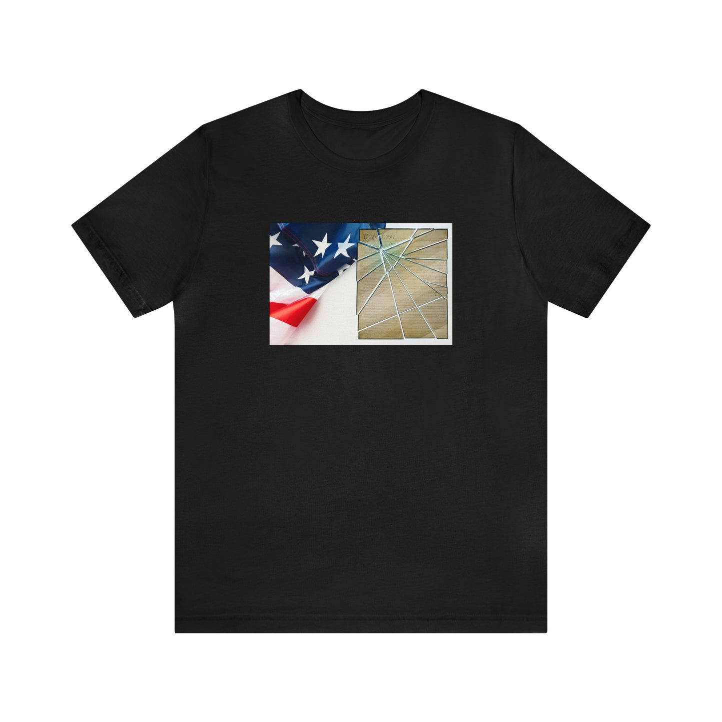 Broken Constitution: Unisex Jersey Short Sleeve Tee